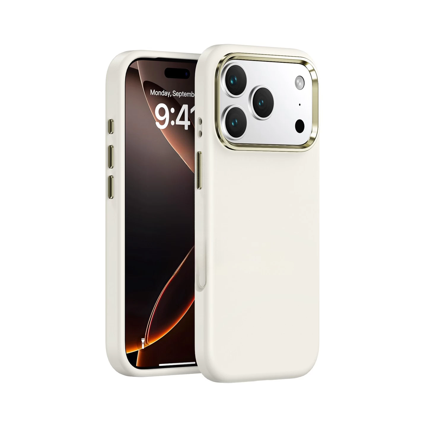 Creamy Liquid Silicone Case Antique White