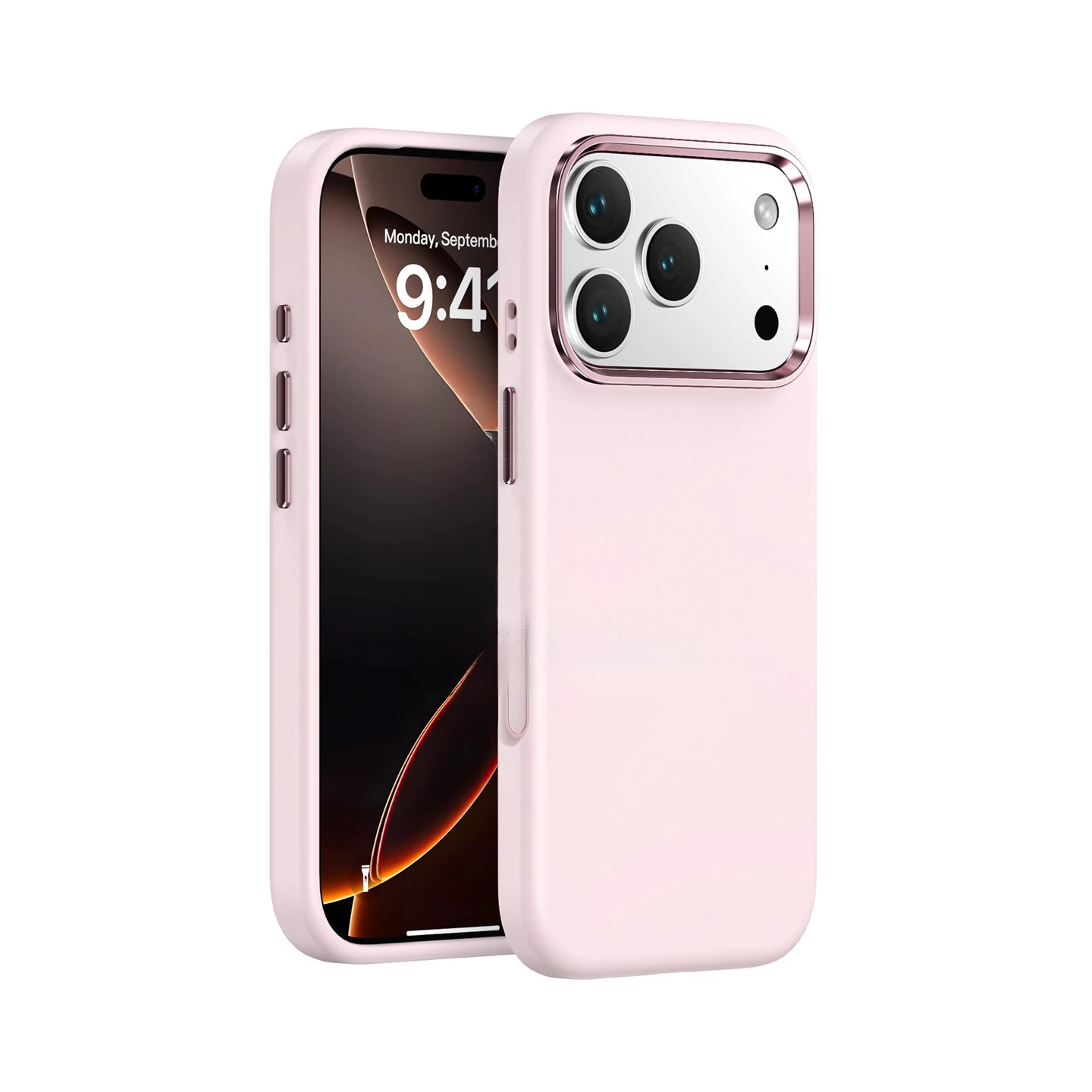 Creamy Liquid Silicone Case  Morandi Pink