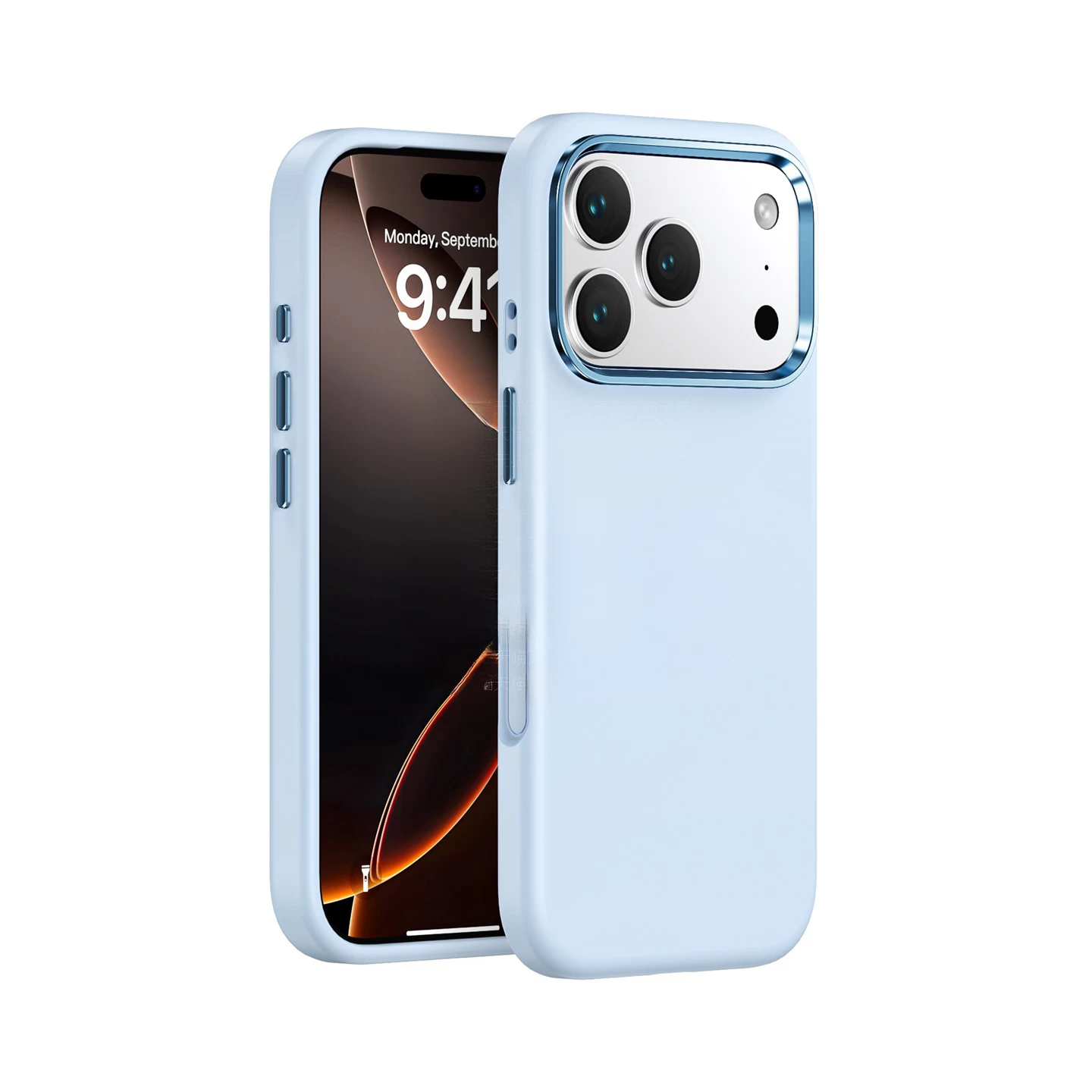 Creamy Liquid Silicone Case  Cloud Blue