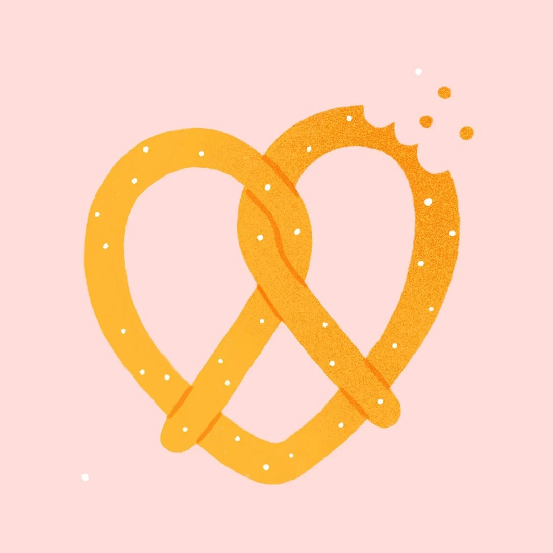 Yellow Love Knot Glossy