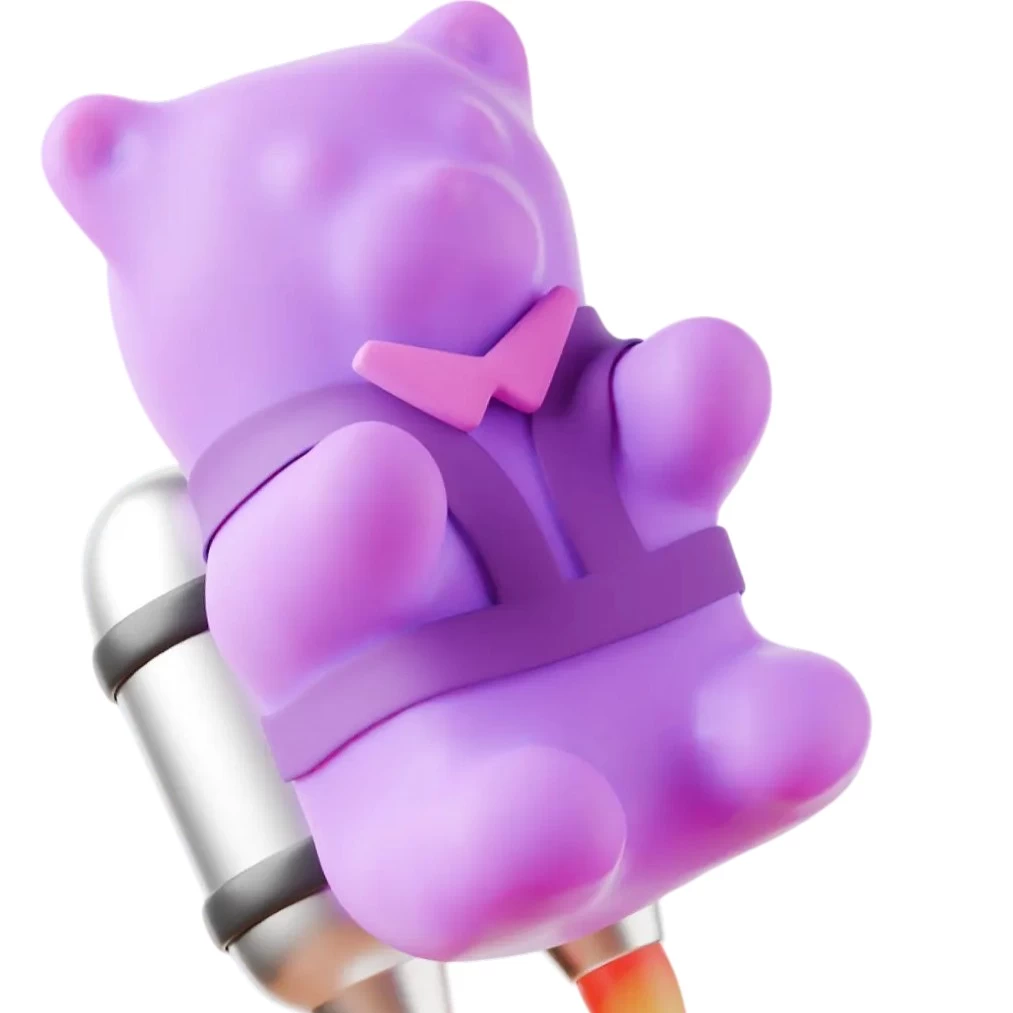 Jetpack Bear Glossy