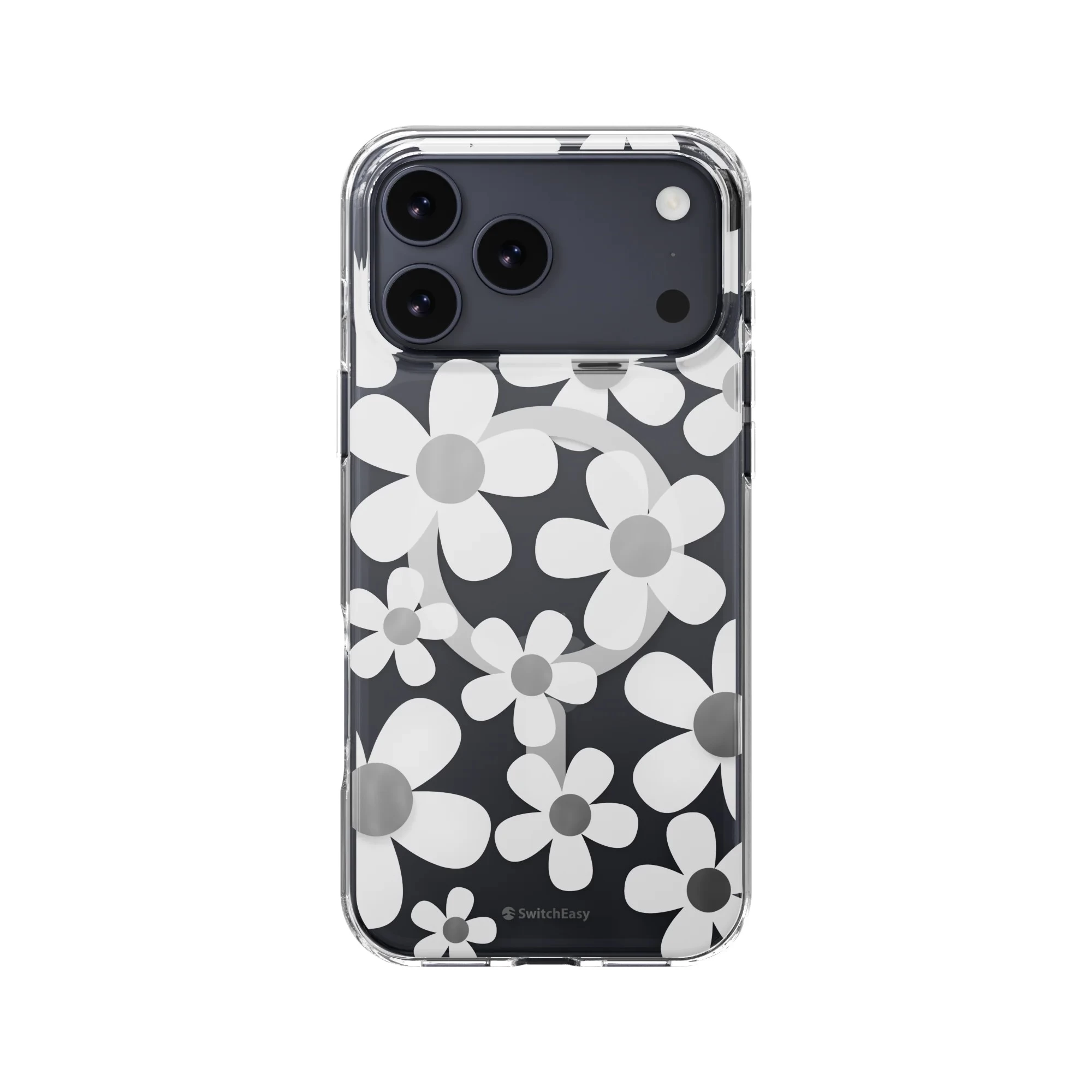 Fleur 3D Patterned Shockproof White
