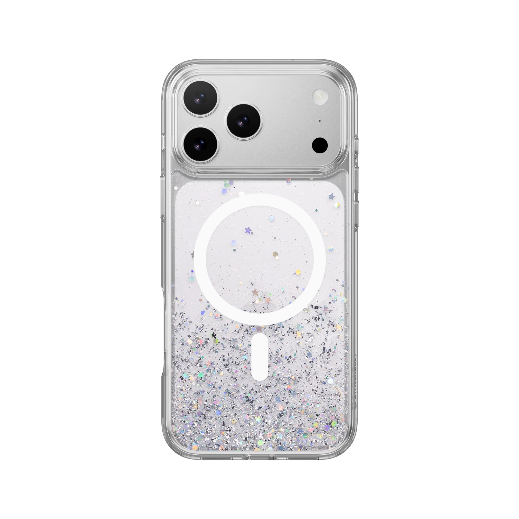 Starfield 3D Glitter Resin Case Transparent