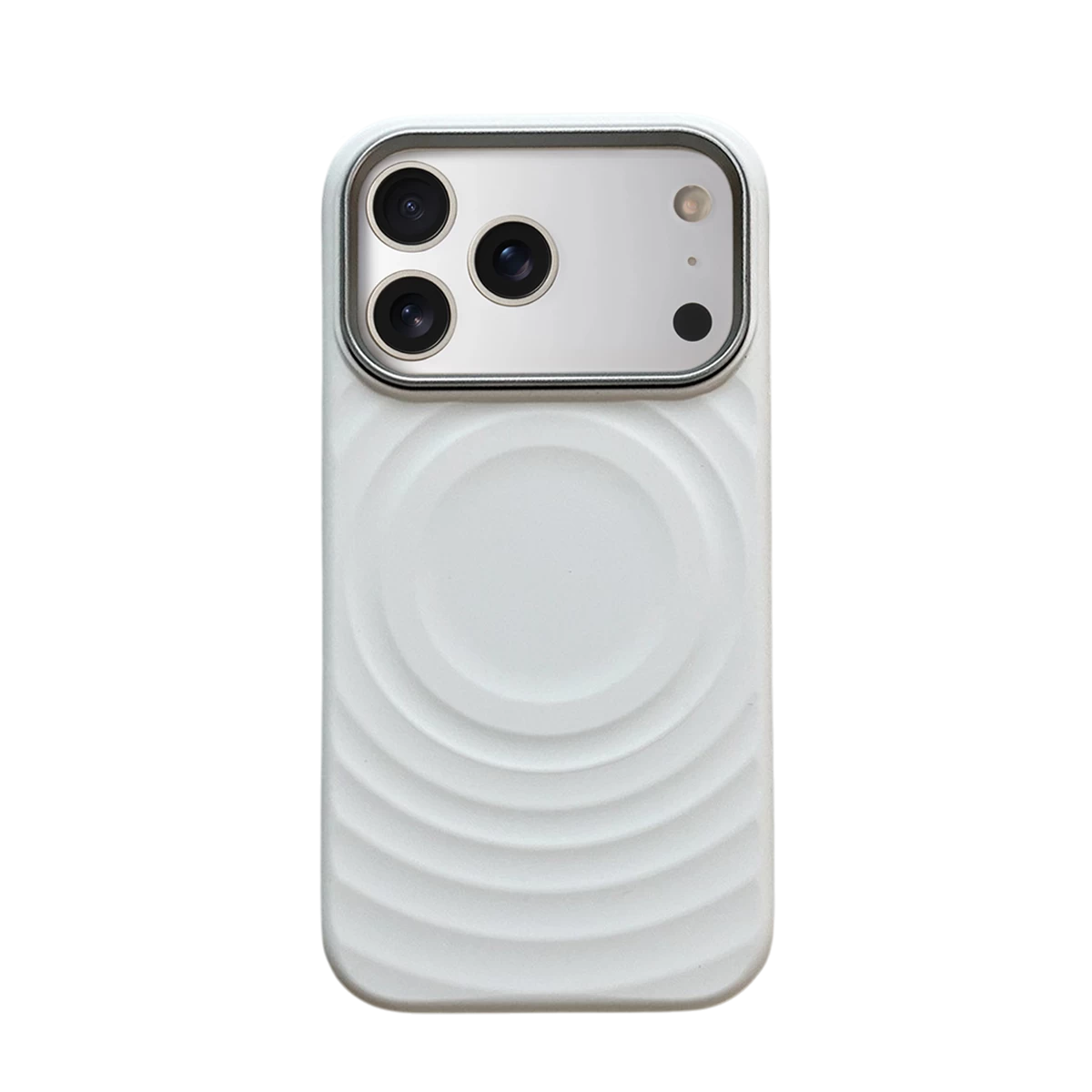 Metal Frame Ripple Case With MagSafe For iPhone
