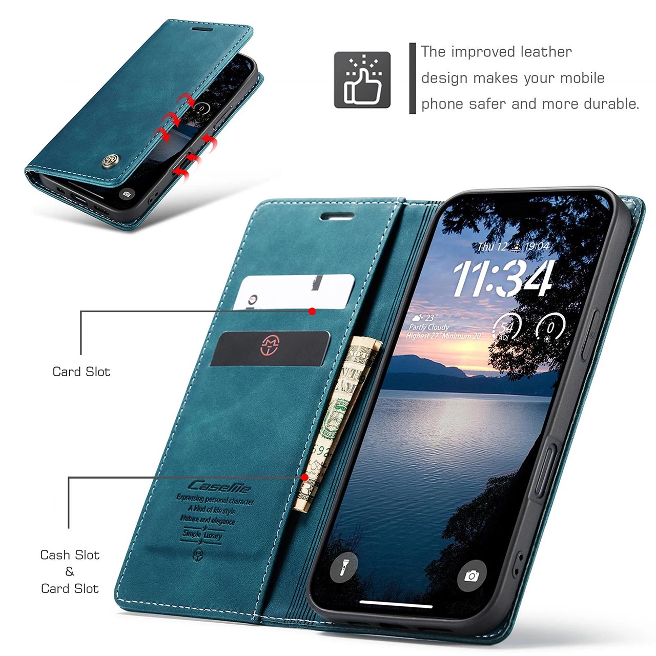013 Multifunctional Horizontal Flip Leather Case