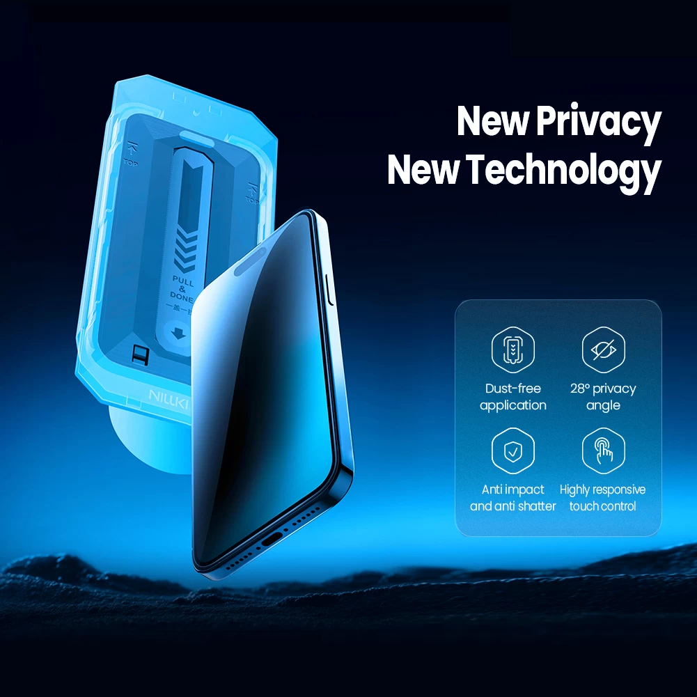 Privacy Tempered Glass For iPhone