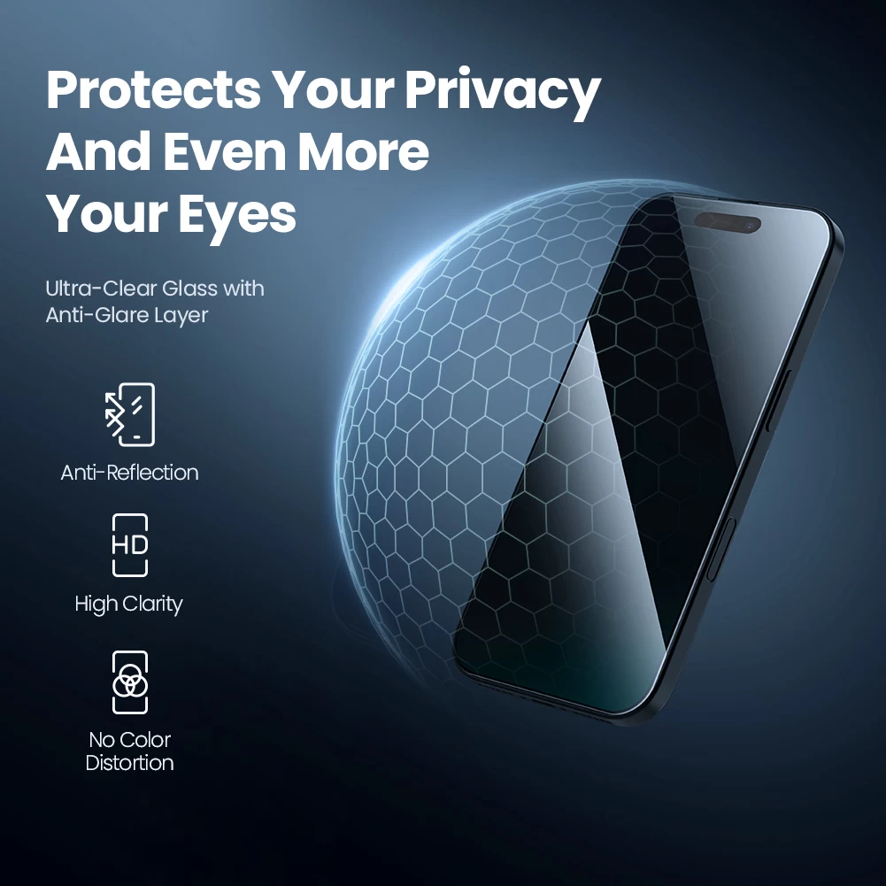 Privacy Tempered Glass For iPhone