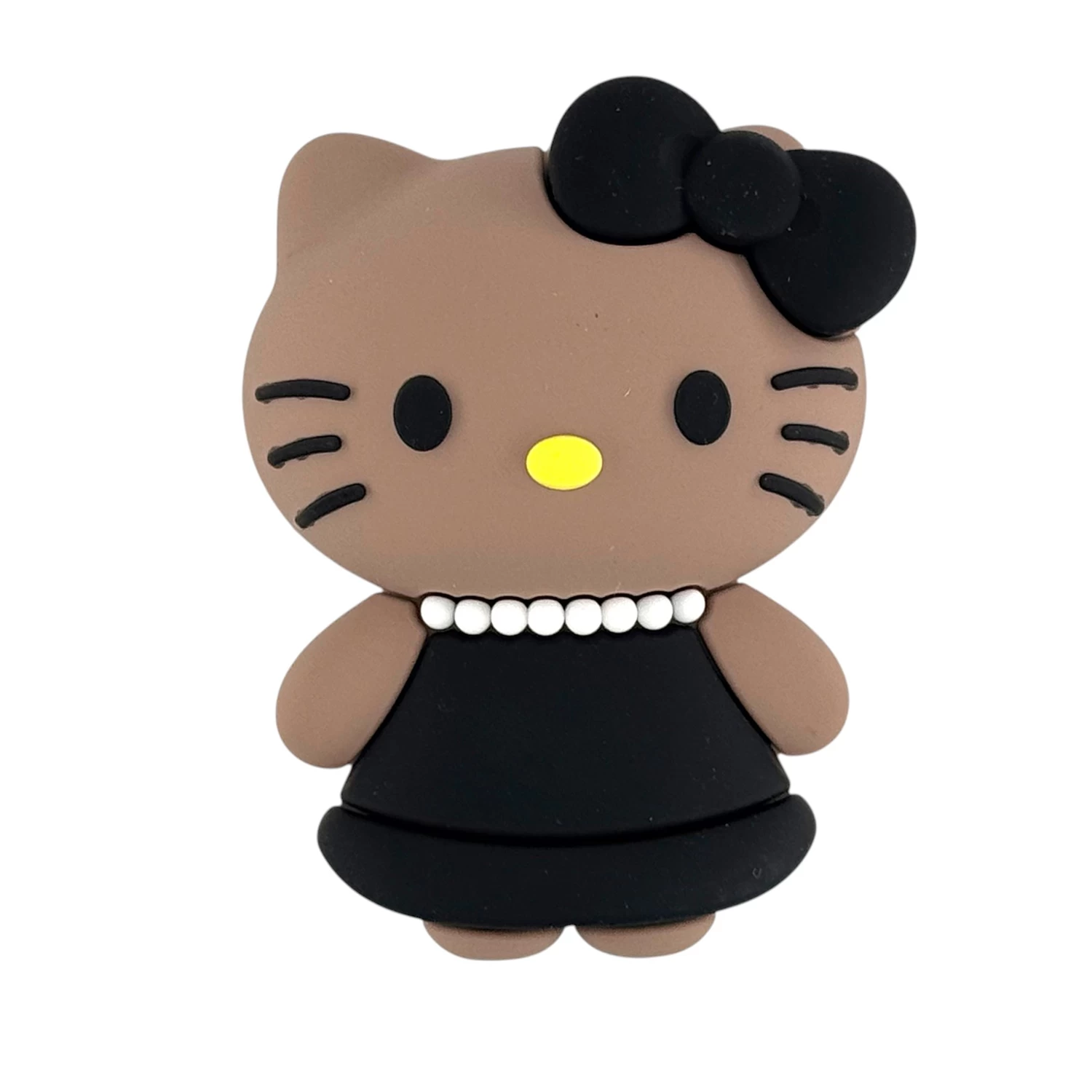 White & Black Kitty Grip Black