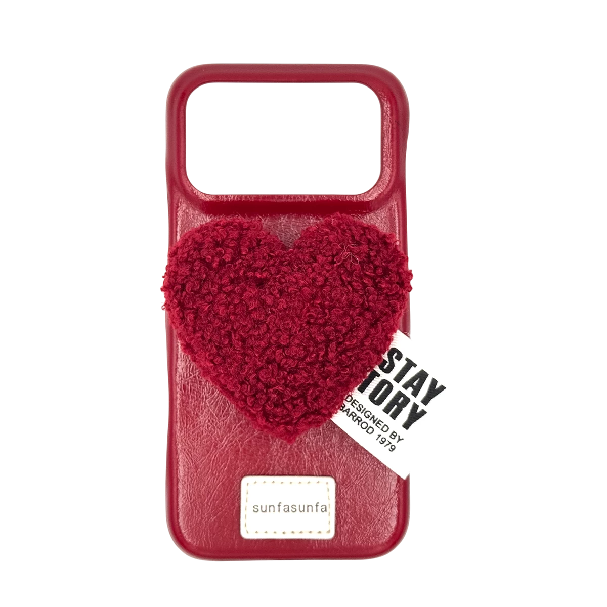 Fluffy Heart Case For iPhone