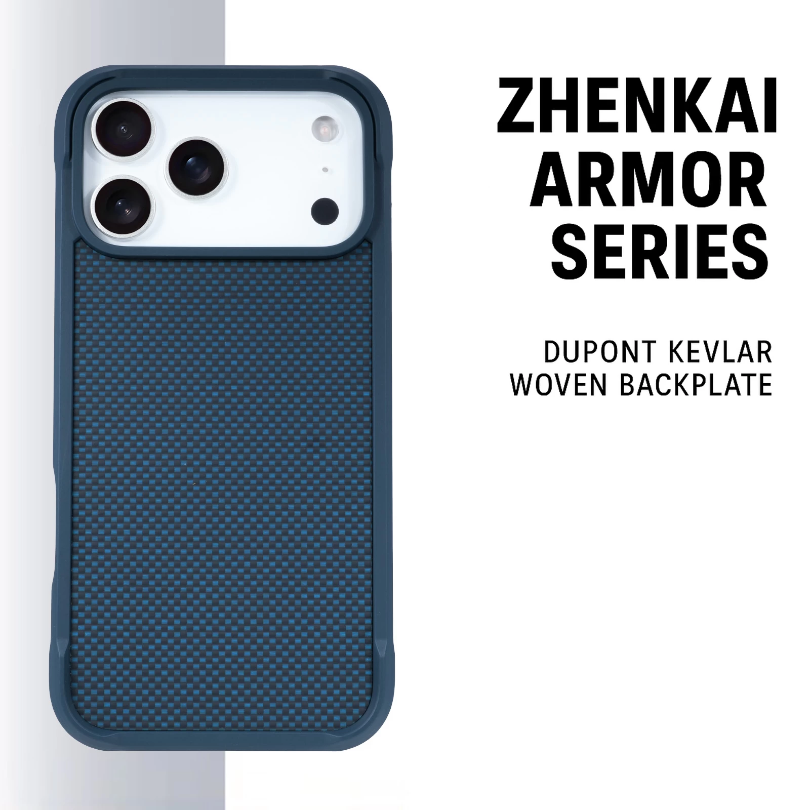 Aramid Kevlar Rugged Case Bule