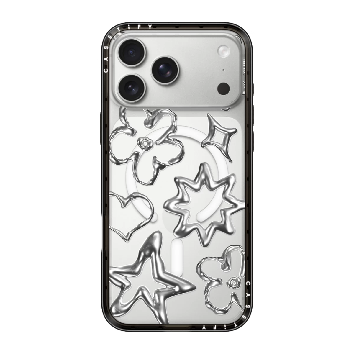 Chrome Doodles Case  Black