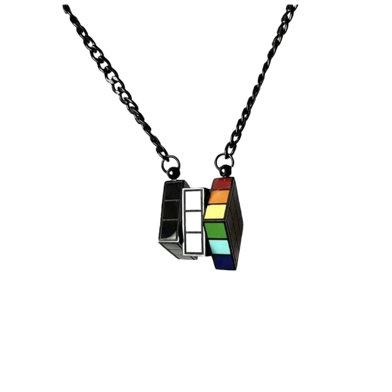 OUTR "Heartbeat Cube" Necklace