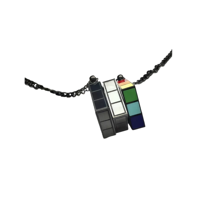 OUTR "Heartbeat Cube" Necklace