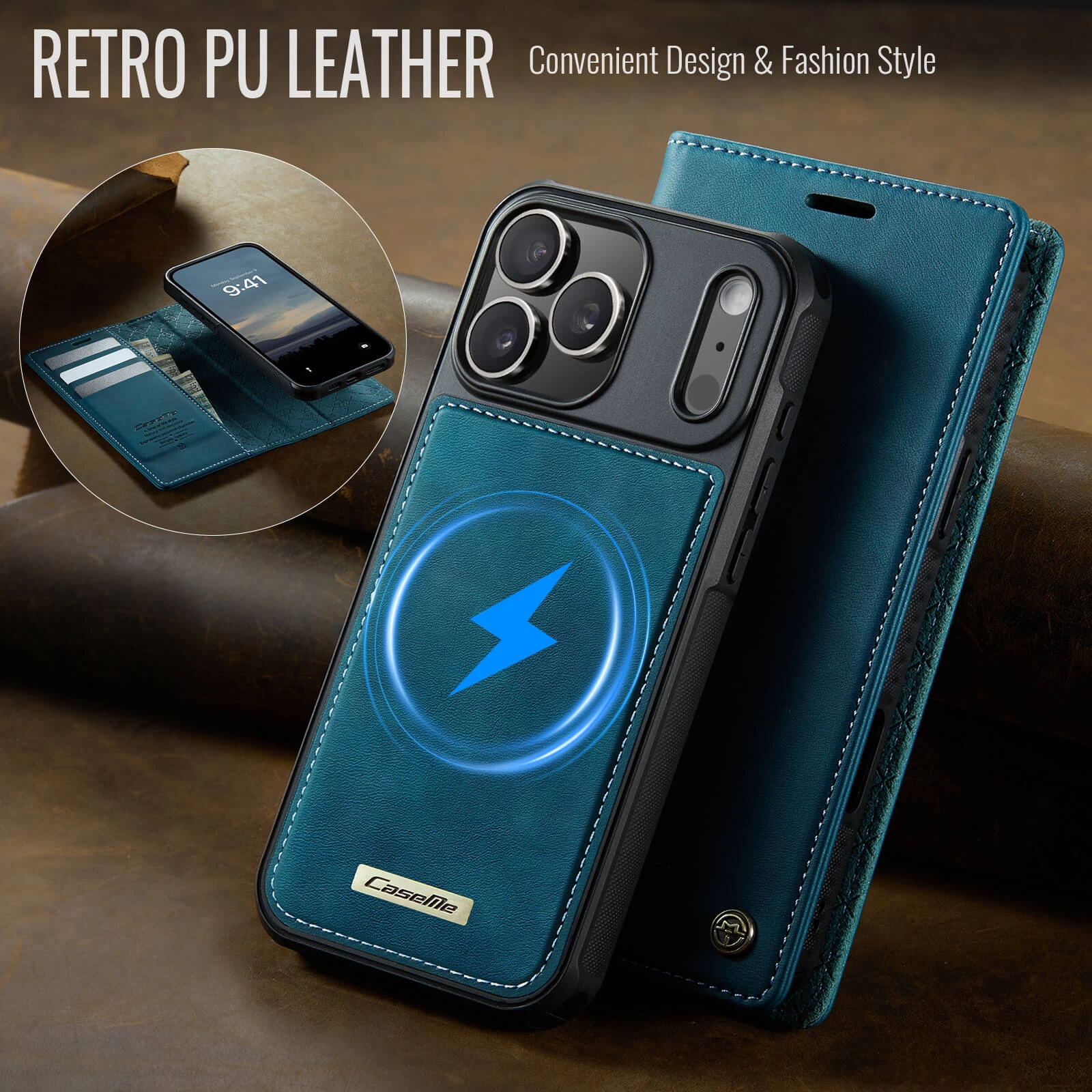 Multifunctional Horizontal Flip Leather Case