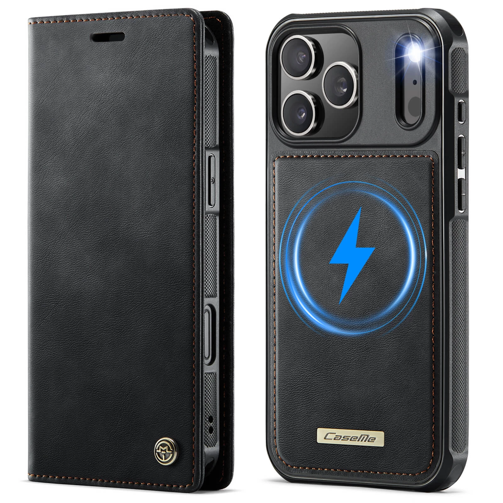 Multifunctional Horizontal Flip Leather Case Black