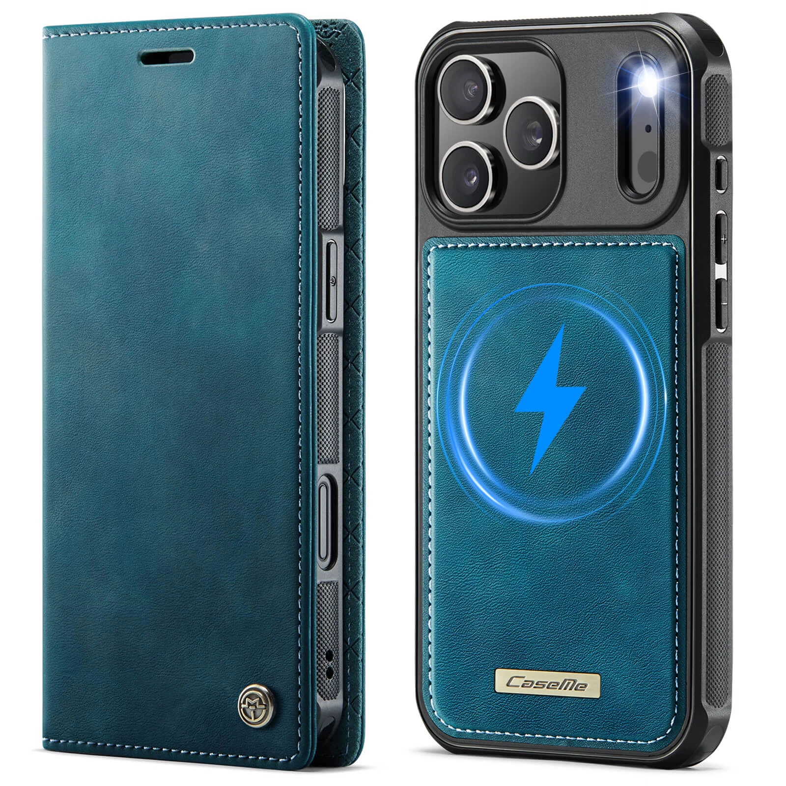 Multifunctional Horizontal Flip Leather Case Blue