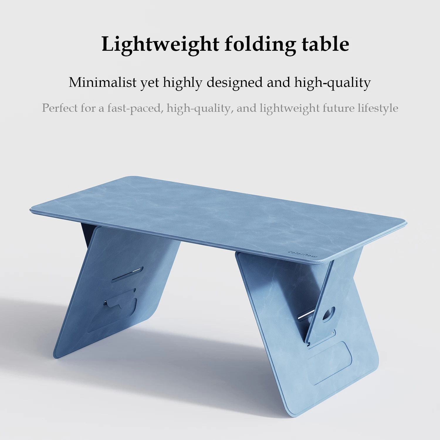 Italian Suede Foldable Portable Table