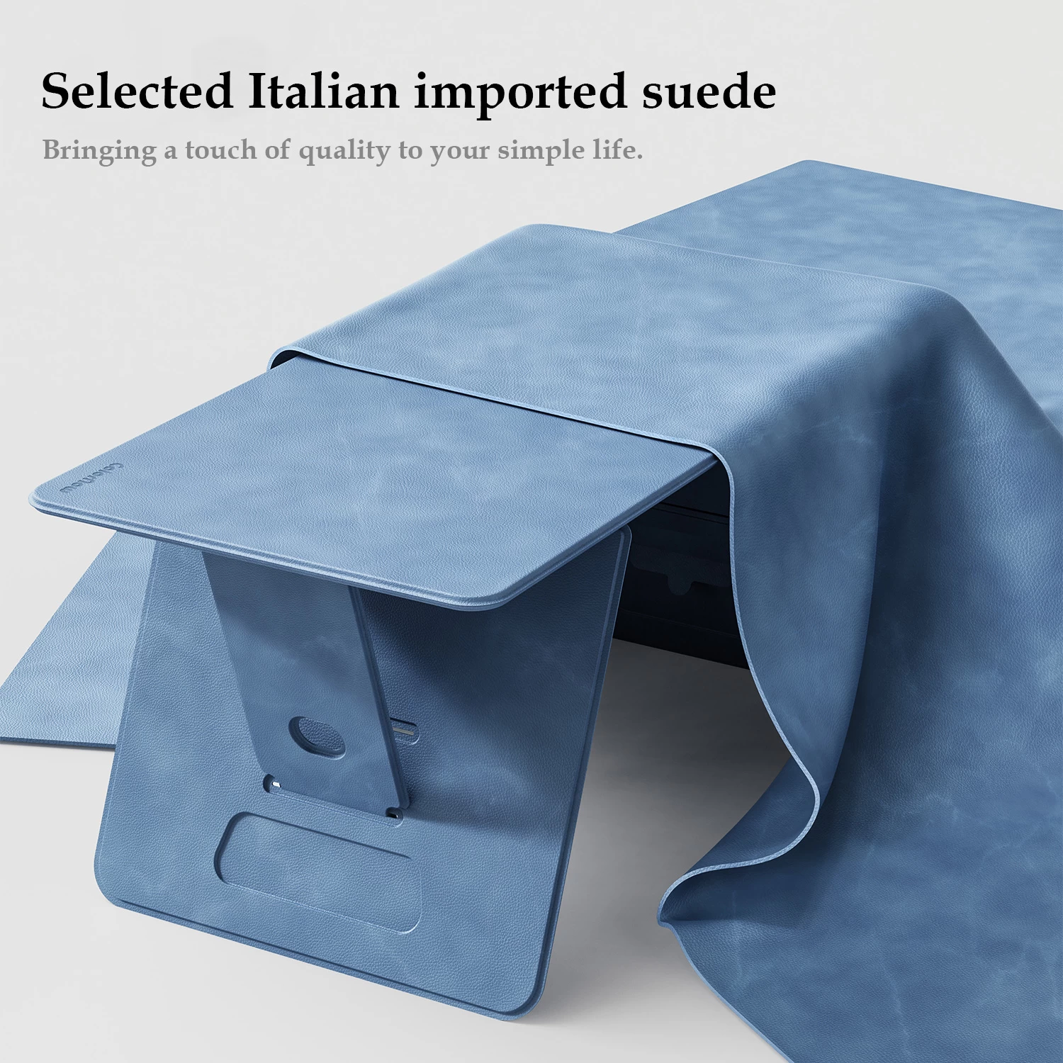Italian Suede Foldable Portable Table
