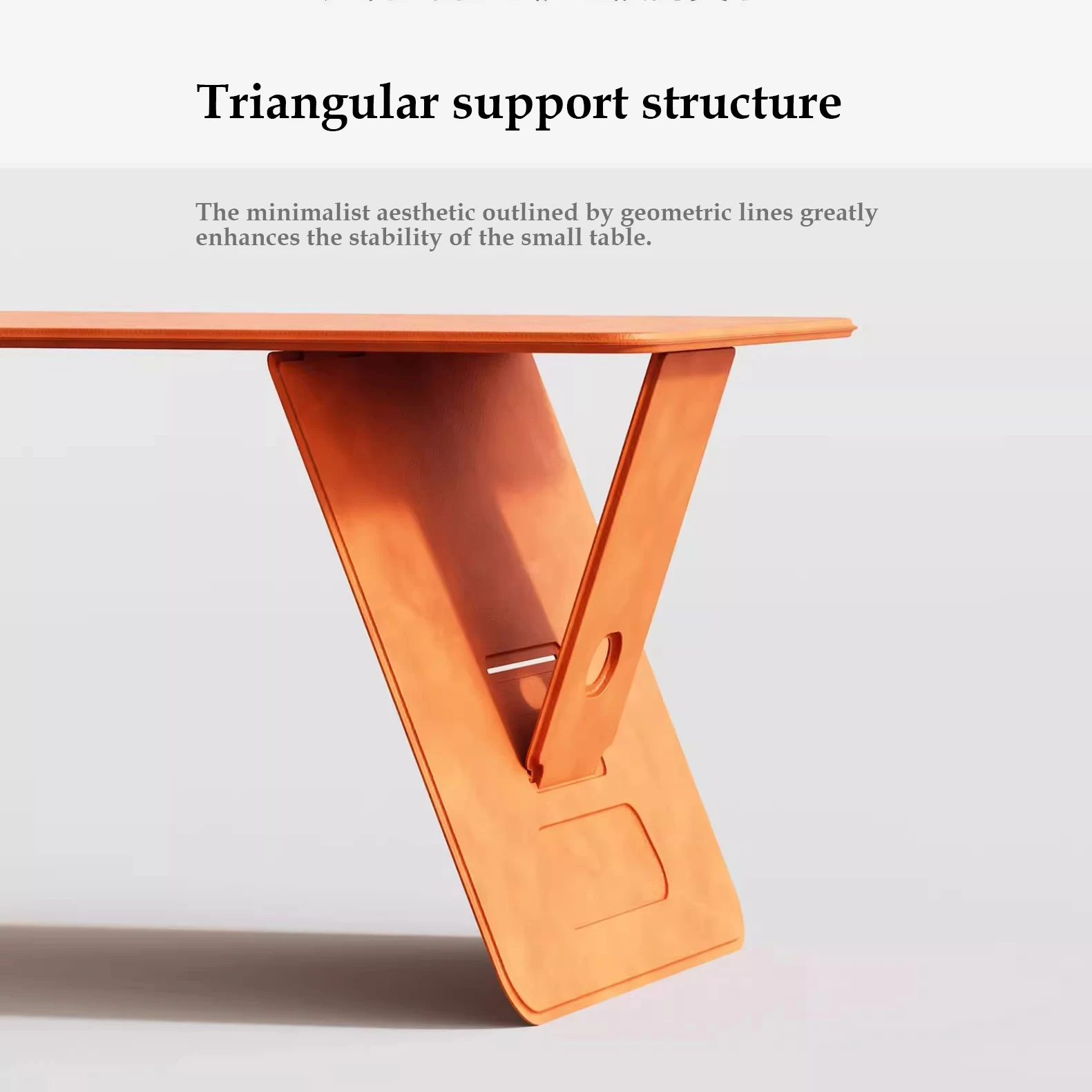 Italian Suede Foldable Portable Table