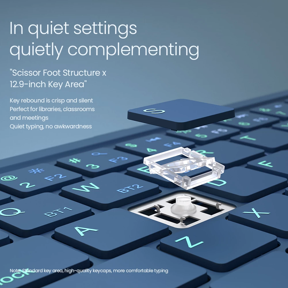 Cube Pocket Foldable Bluetooth Keyboard with Touchpad