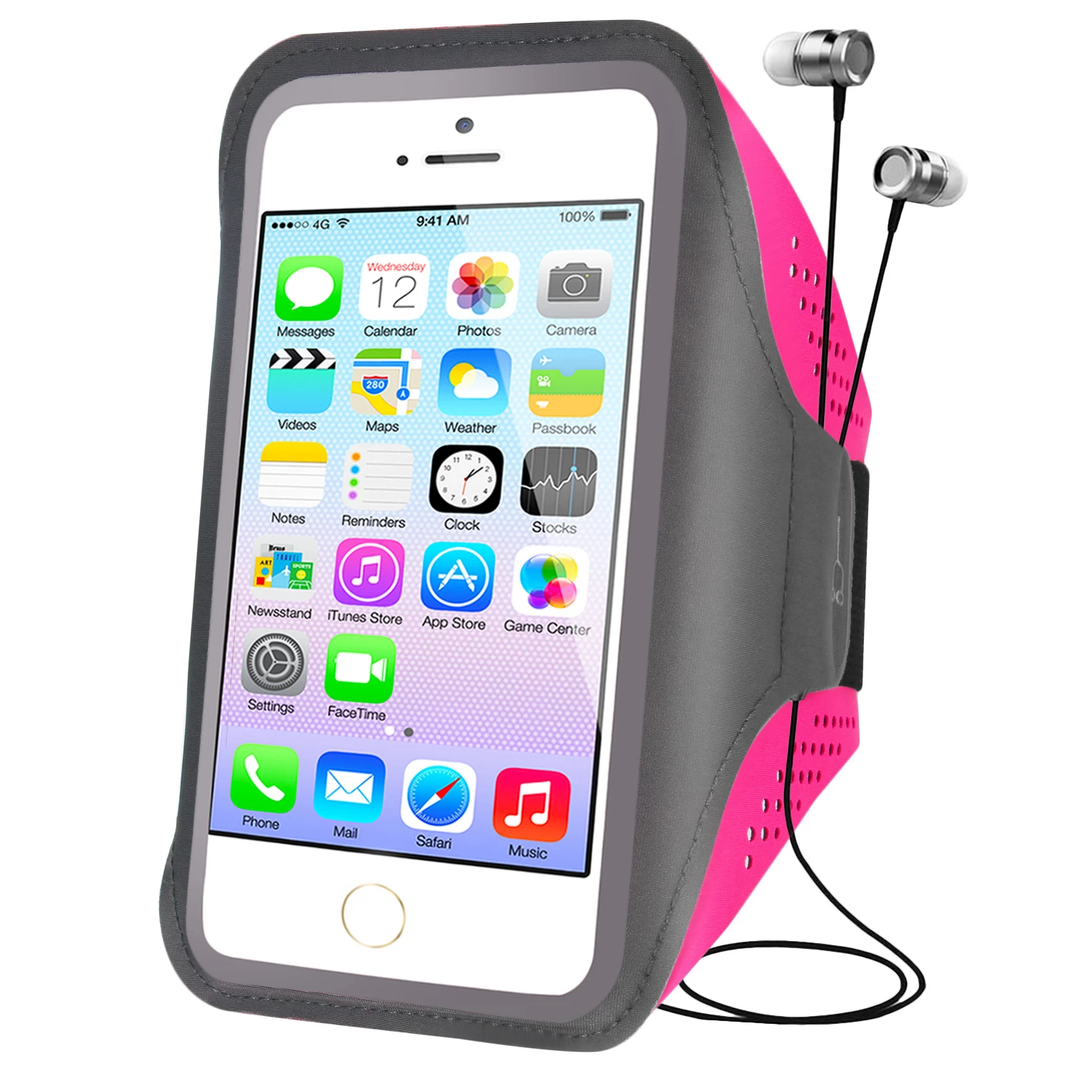 Adjustable Ultra-Light Running Armband Pink