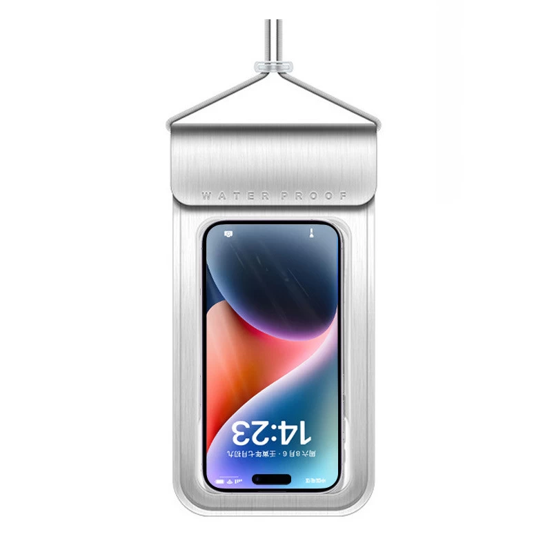Waterproof Phone Case Silver