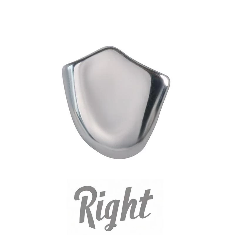 Asymmetrical Shield-like stud earring Right