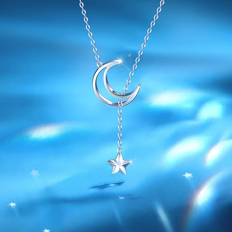 Moonlit Shooting Star Necklace