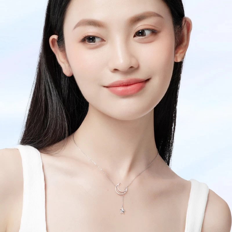 Moonlit Shooting Star Necklace