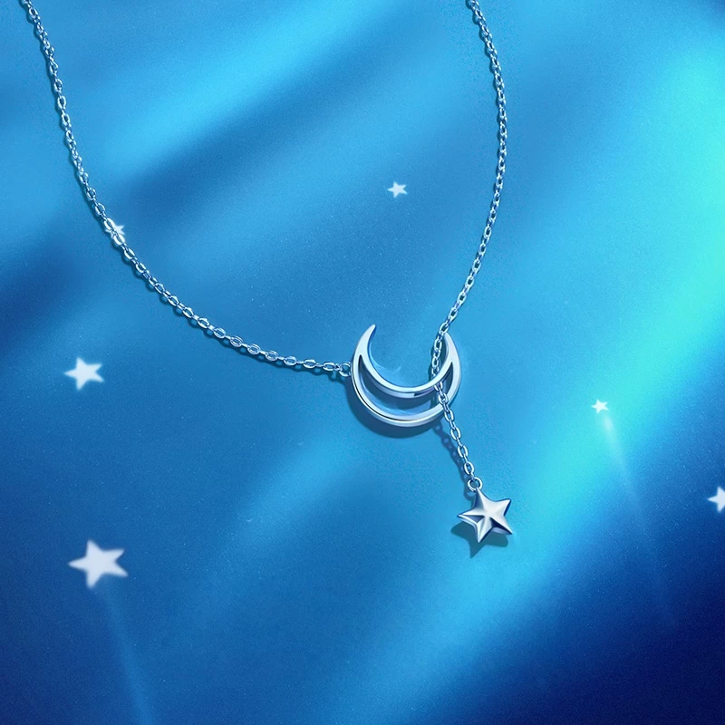 Moonlit Shooting Star Necklace
