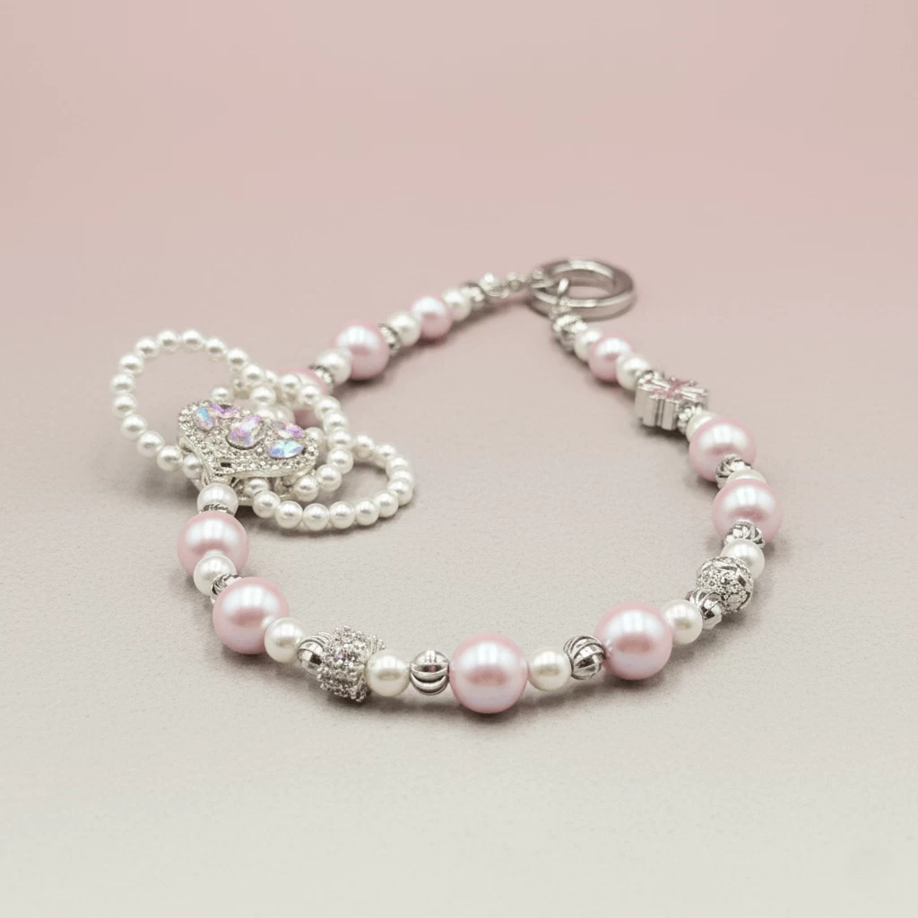 Misty Purple Pearl Charm