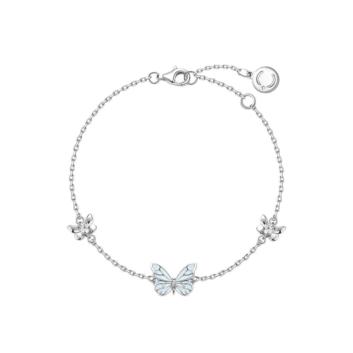 "Starlight Butterfly" Luminous Enamel Bracelet