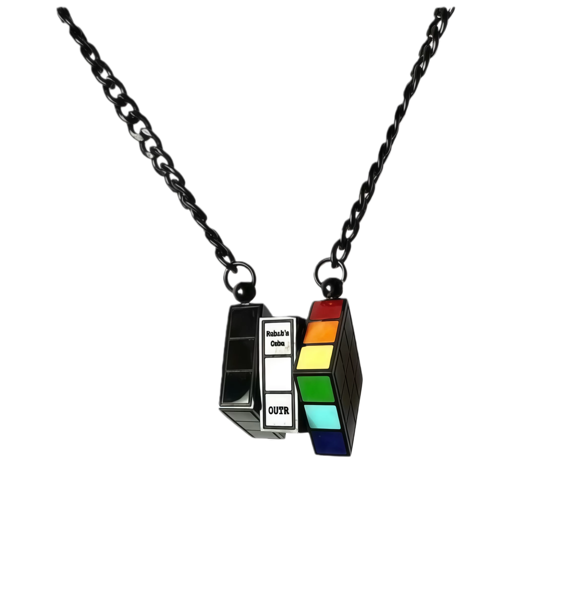 OUTR "Heartbeat Cube" Necklace