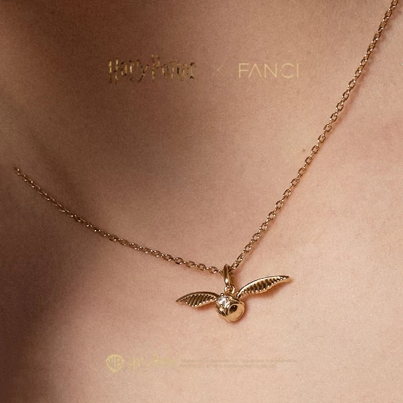 Harry Potter Golden Snitch Necklace Classic Style