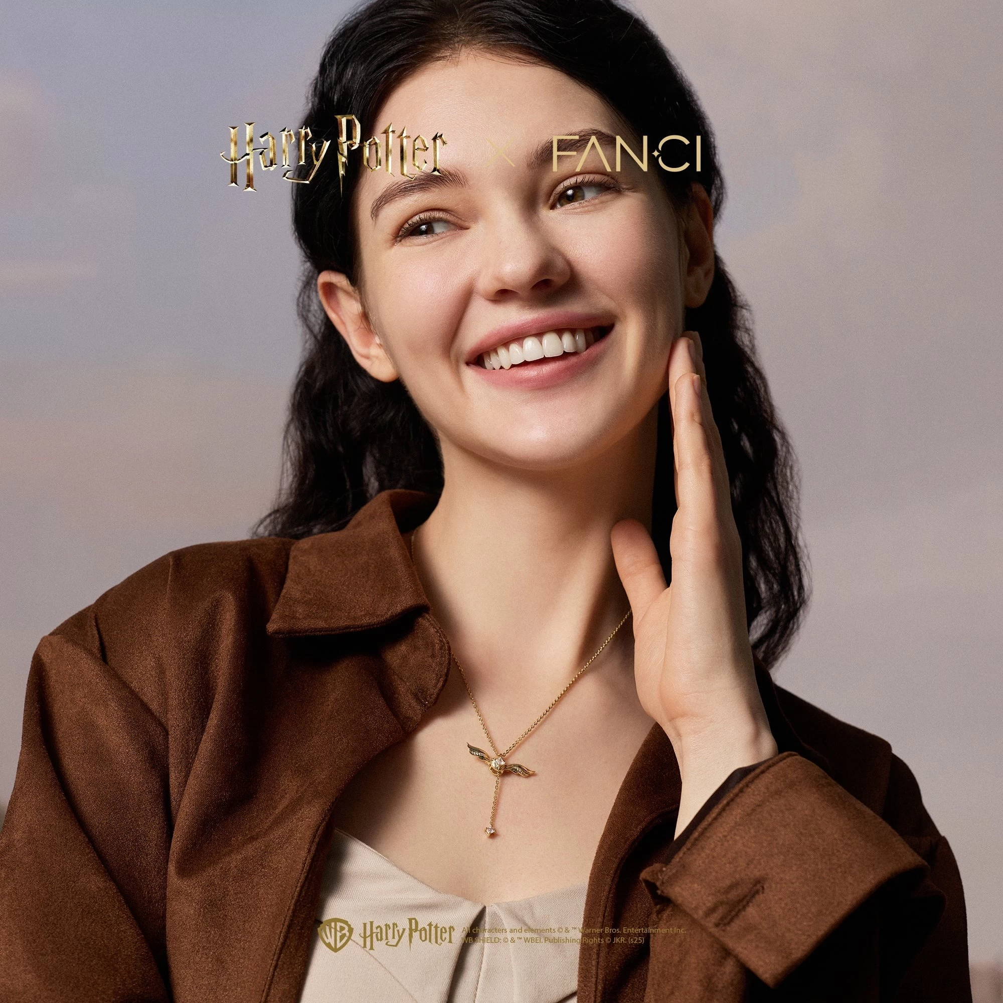 Harry Potter Golden Snitch Sterling Silver Necklace 