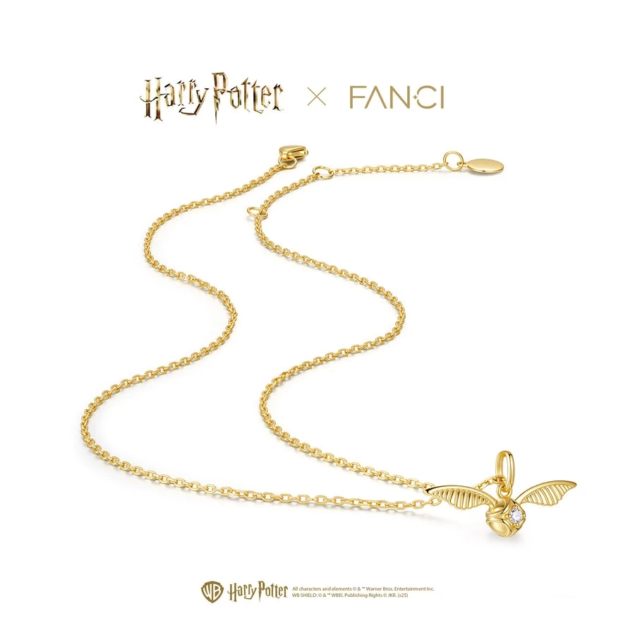 Harry Potter Golden Snitch Necklace Classic Style