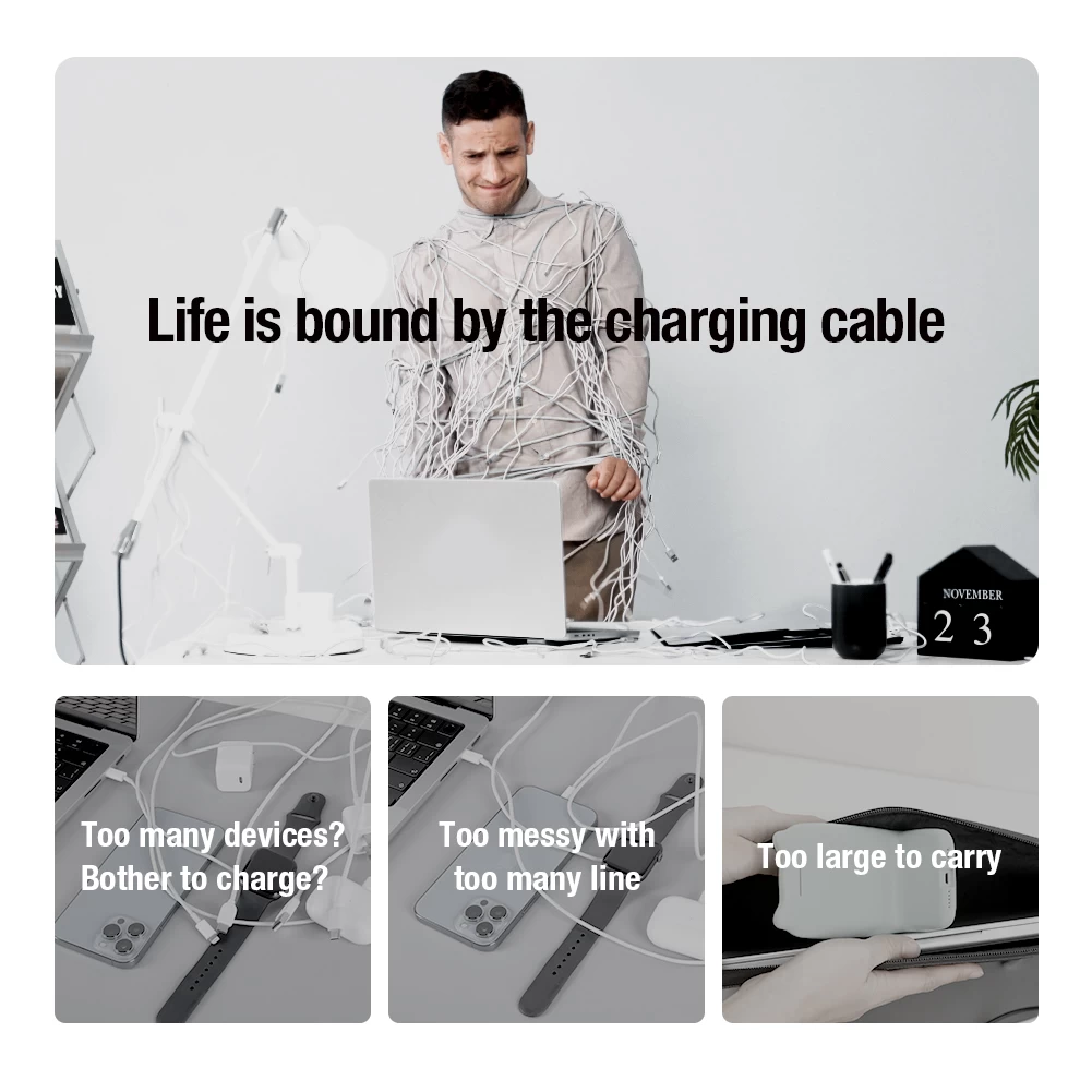 PowerTrio 3-in-1 Wireless Charger