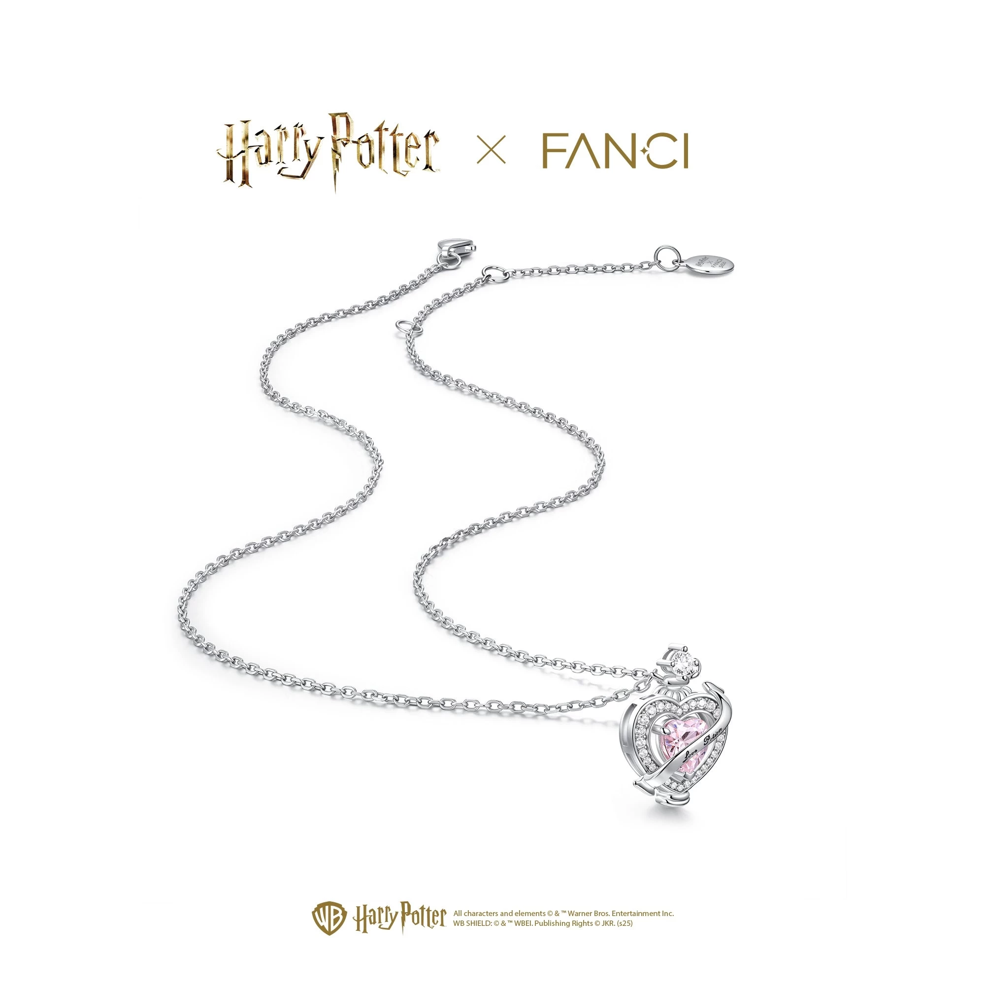 Love Potion Silver Necklace
