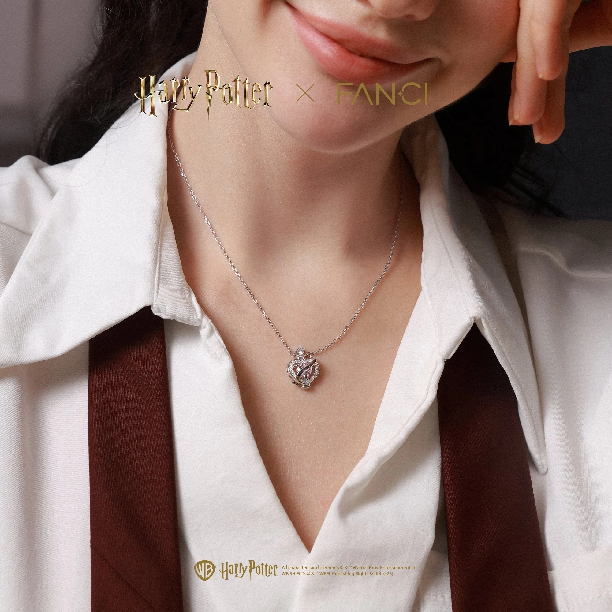 Love Potion Silver Necklace