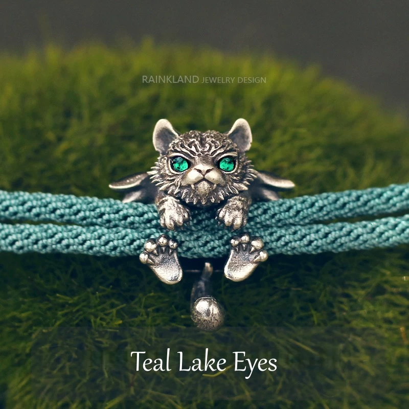 RAINKLAND “Tiger Within” Vintage Bracelet Green