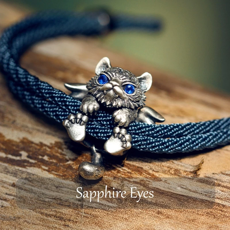 RAINKLAND “Tiger Within” Vintage Bracelet Sapphire