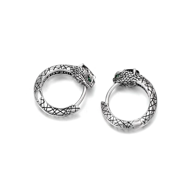 IDEAGEMER Ascendant Serpent Earrings