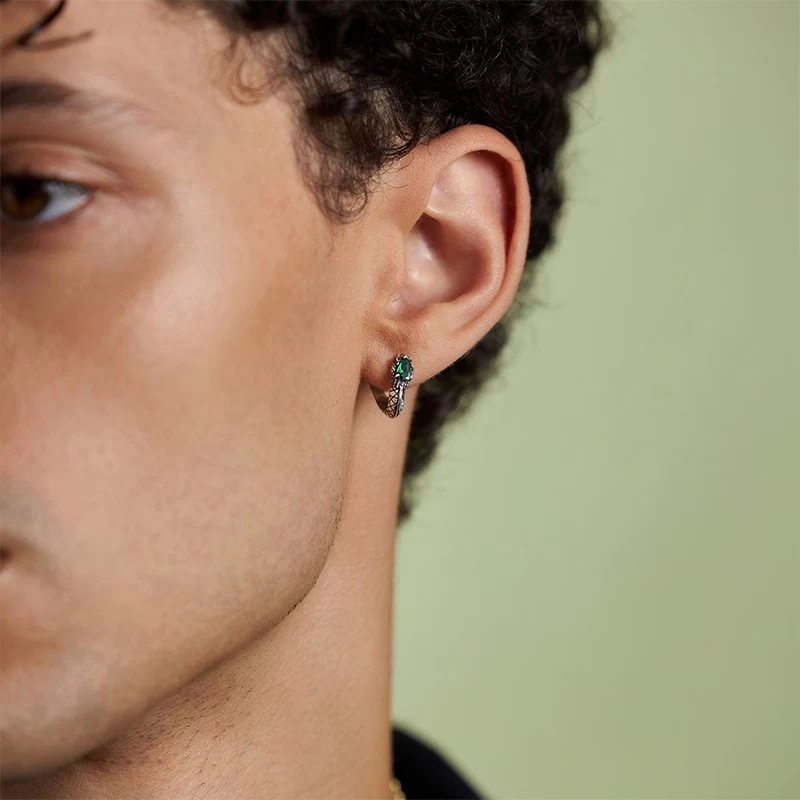 IDEAGEMER Ascendant Serpent Earrings