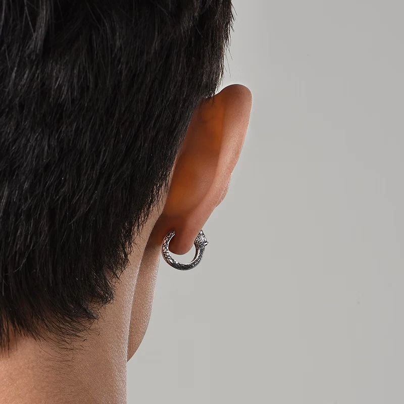 IDEAGEMER Ascendant Serpent Earrings