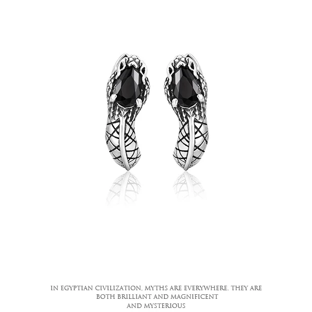 IDEAGEMER Ascendant Serpent Earrings