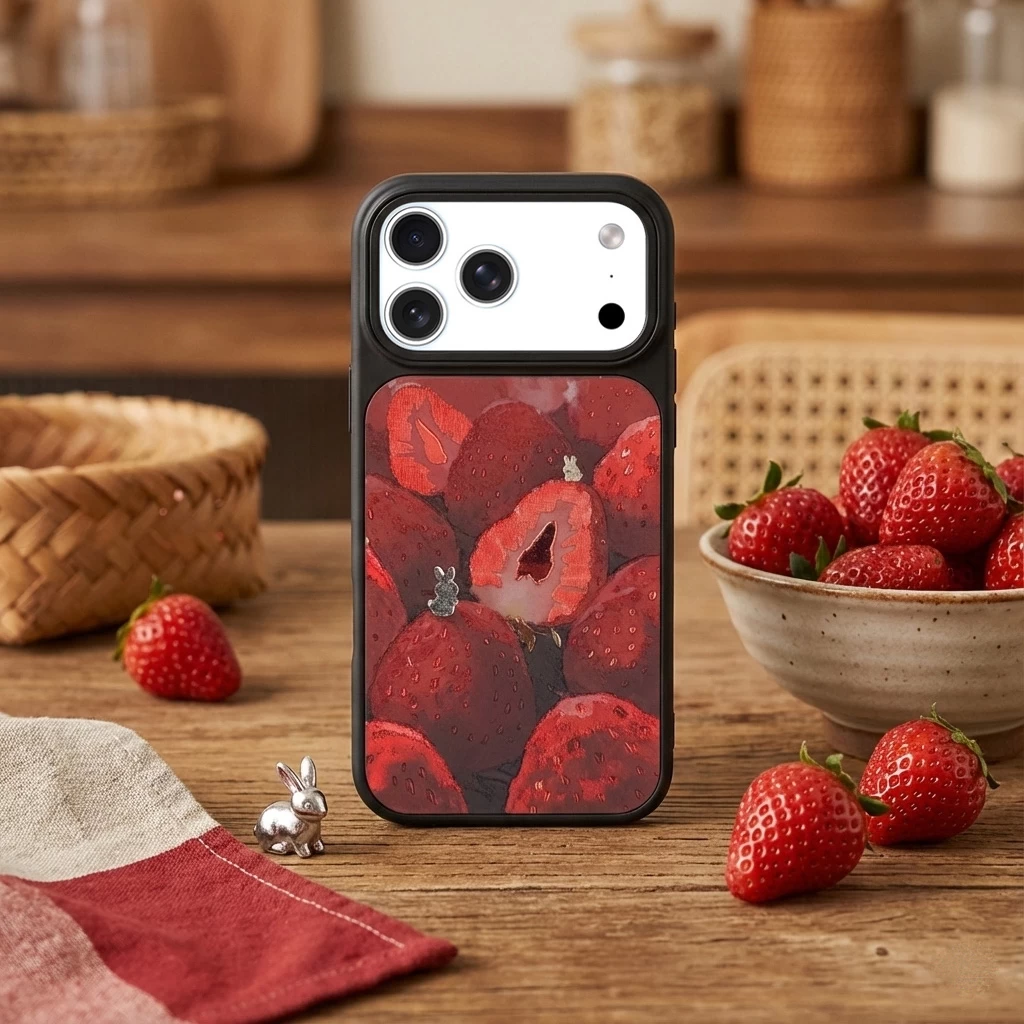 Oil Painting Strawberries