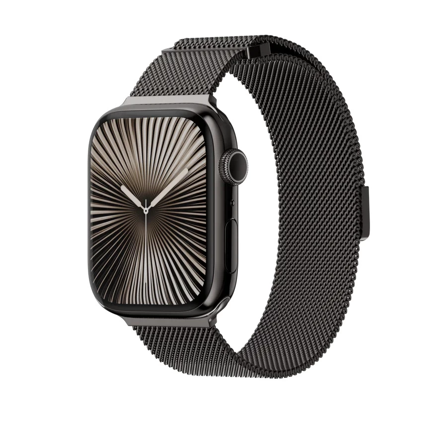 Mesh Stainless Steel Apple Watch Loop Slate