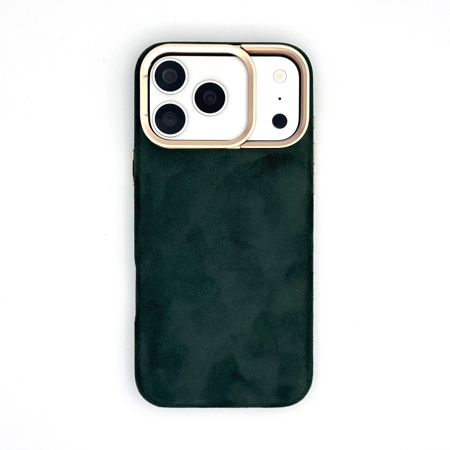 Premium Alcantara Suede Case Green