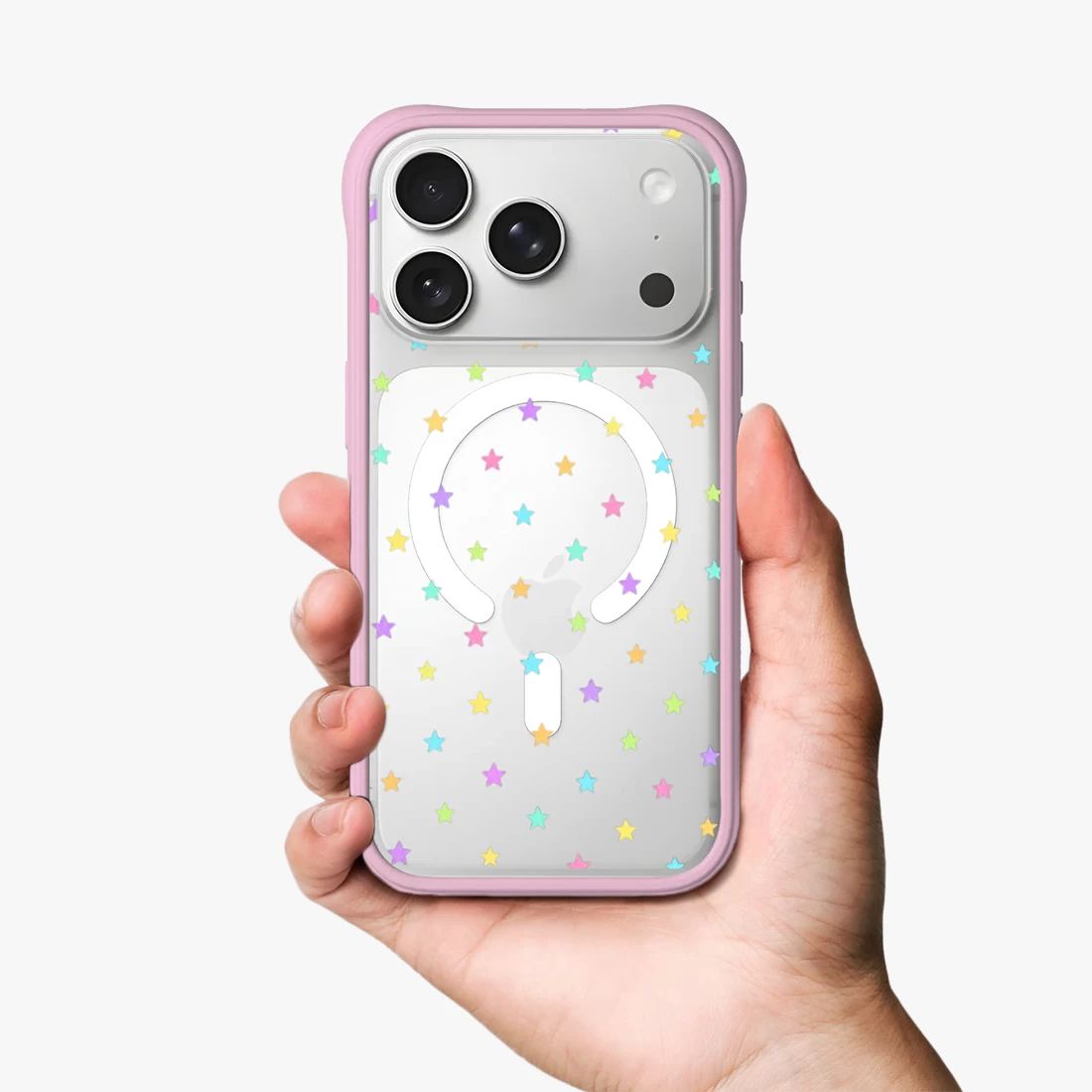 Pastel Star Clear Case