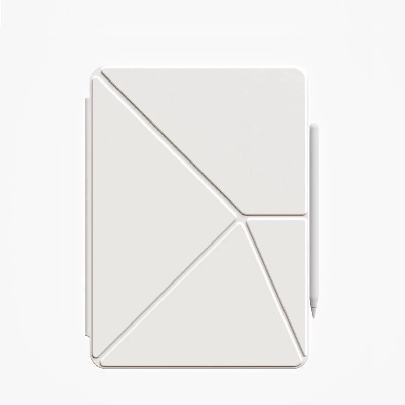 Magnetic K-Fold Stand Cover Cream White